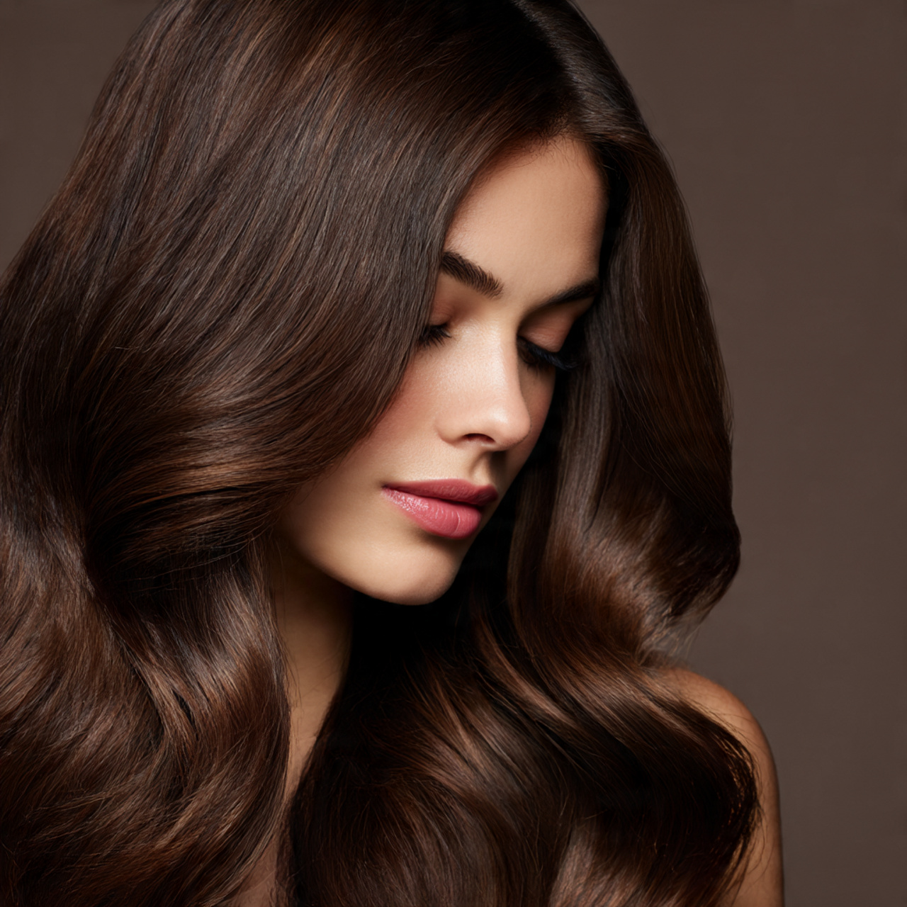 27 Soft Brown Hair Color Ideas: The Ultimate Guide 1 a close up beauty portrait of a woman