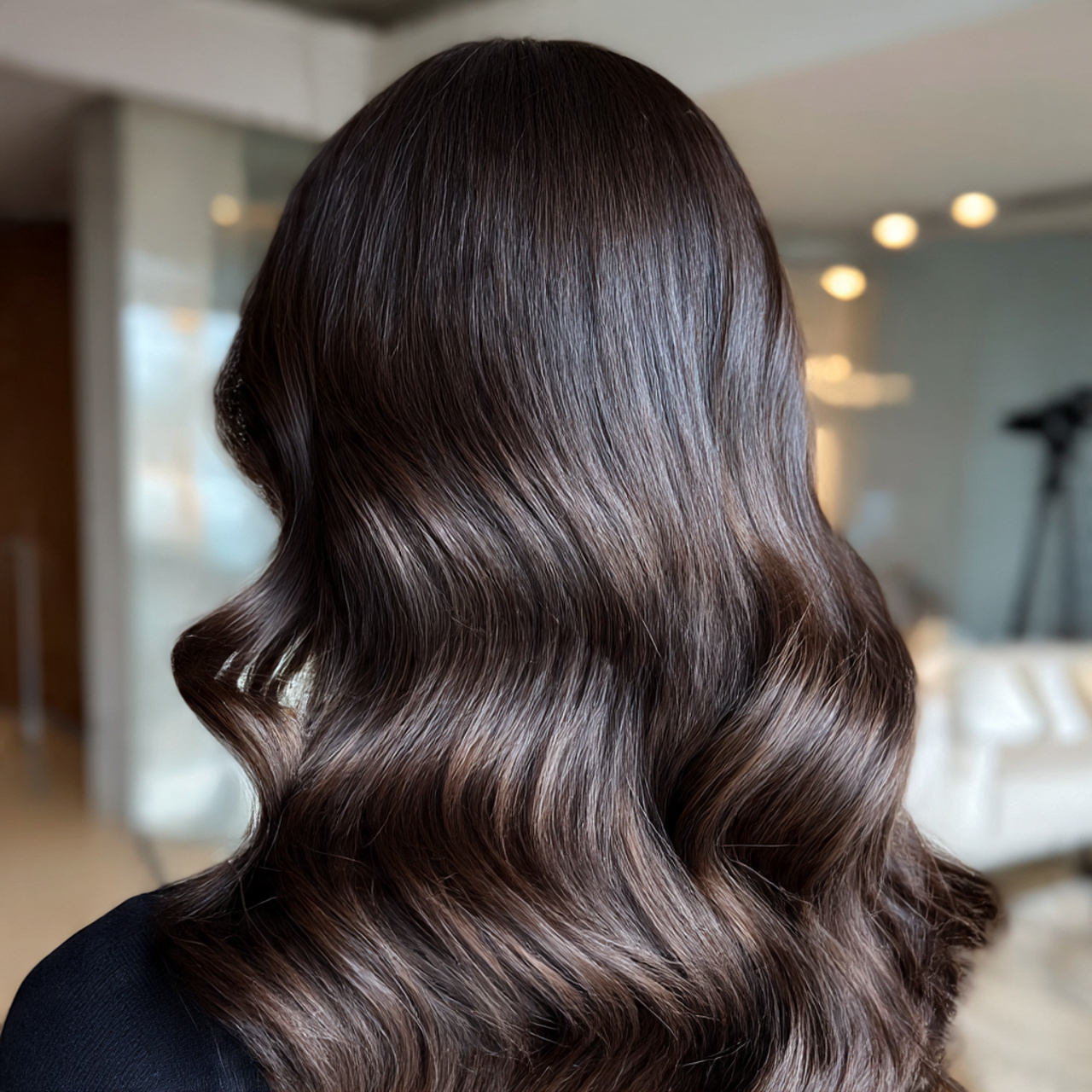 Dark Chocolate Brown Hair: 25 Stunning Ideas to Transform Your Look Instantly 10 a close up of ashy dark chocolate brown