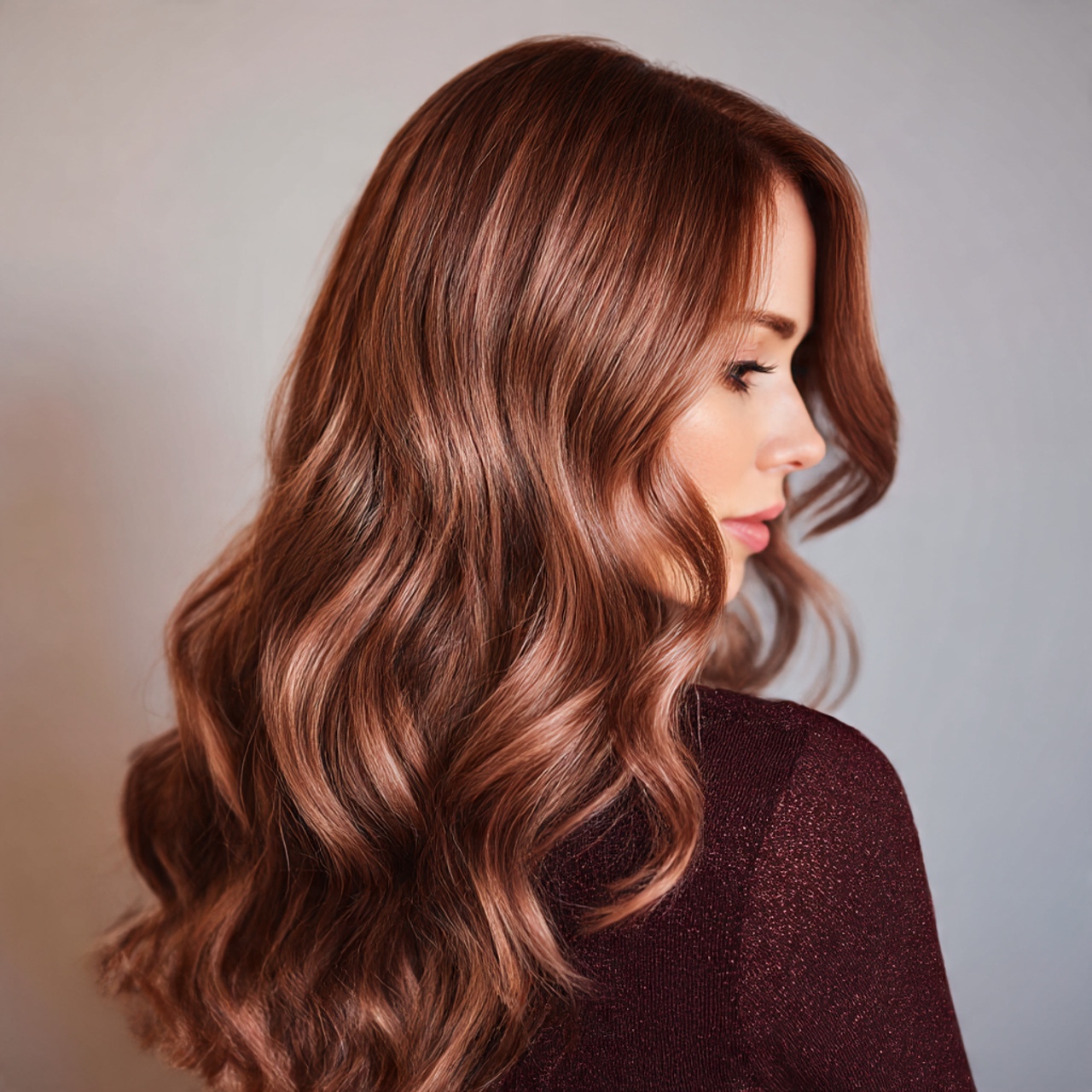 27 Soft Brown Hair Color Ideas: The Ultimate Guide 25 a luminous portrait showcasing a rose gold