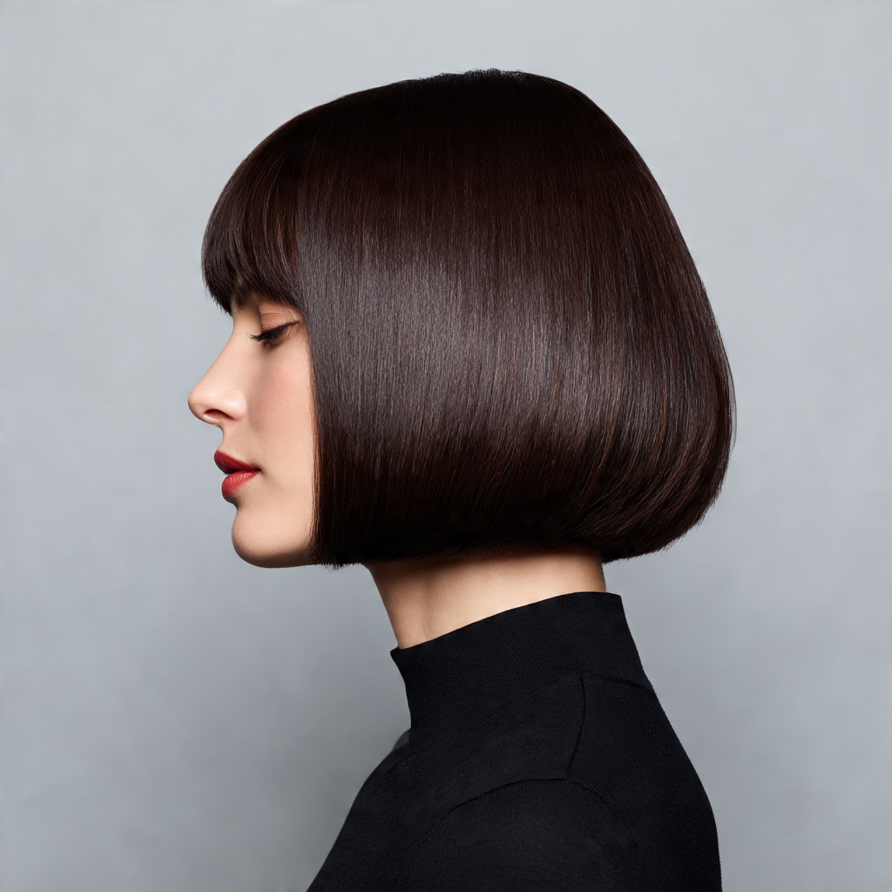 Dark Chocolate Brown Hair: 25 Stunning Ideas to Transform Your Look Instantly 19 a modern bob haircut in dark chocolate