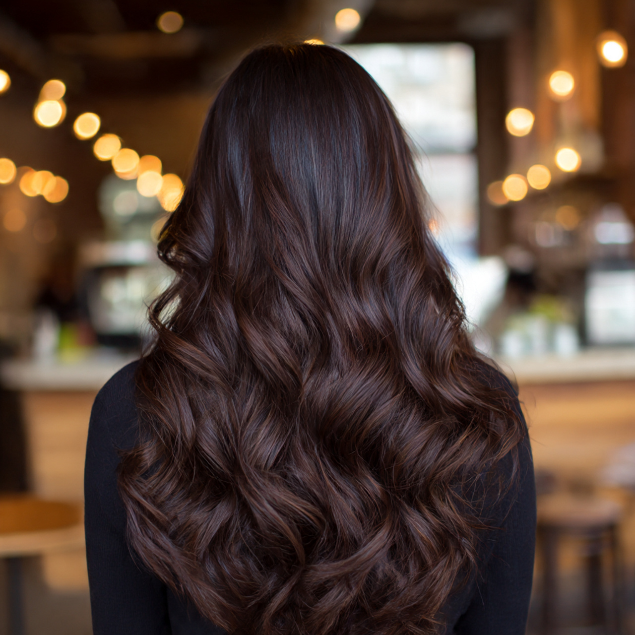 Dark Chocolate Brown Hair: 25 Stunning Ideas to Transform Your Look Instantly 4 a natural daylight shot of long dark