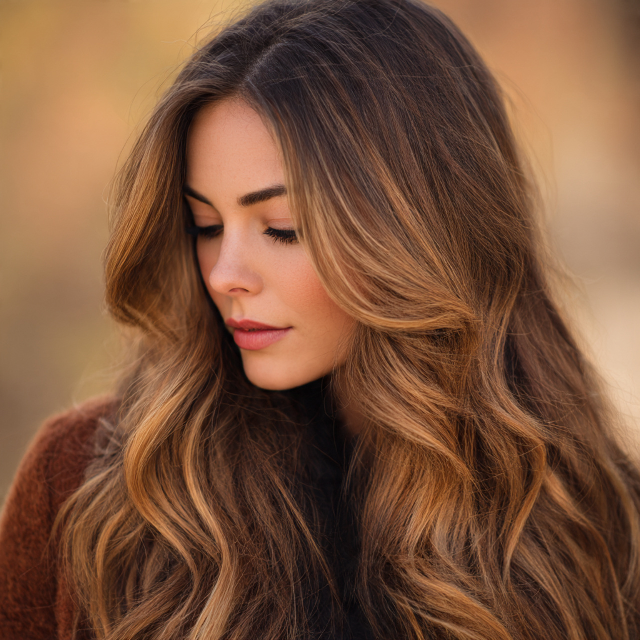 Fall Hair Color Ideas for Brunettes: Stunning Shades to Try This Season 1 a stylish brunette woman with long layered