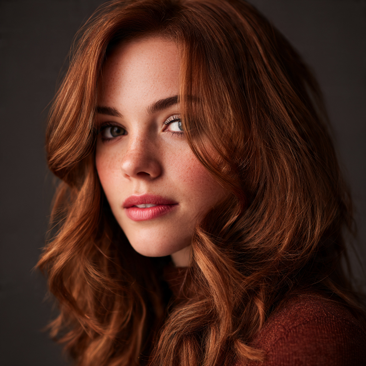 27 Soft Brown Hair Color Ideas: The Ultimate Guide 18 a warm glowing portrait showcasing auburn infused soft