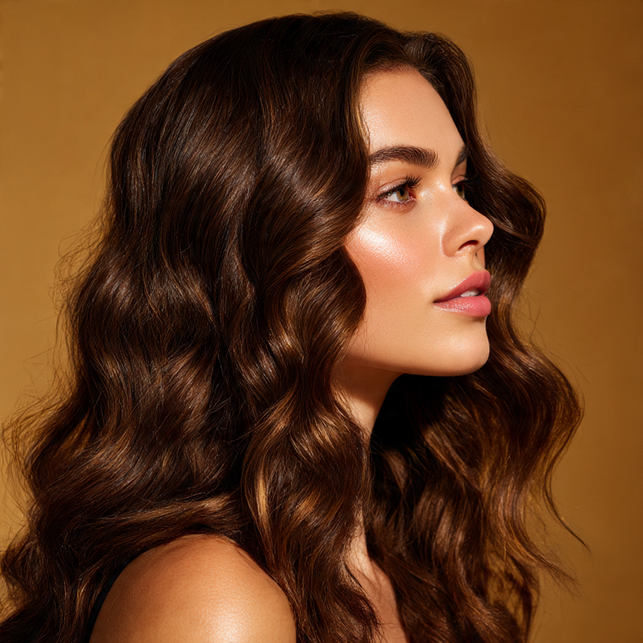 Dark Chocolate Brown Hair: 25 Stunning Ideas to Transform Your Look Instantly 8 an outdoor shot during golden hour showing