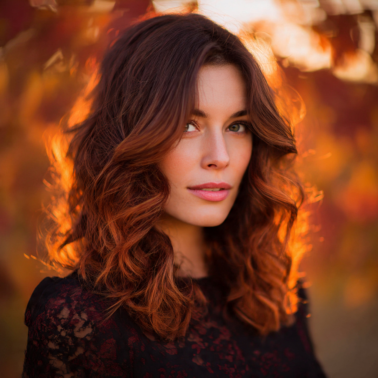 Fall Hair Color Ideas for Brunettes: Stunning Shades to Try This Season 9 brunette hair transitioning into rich auburn ombre