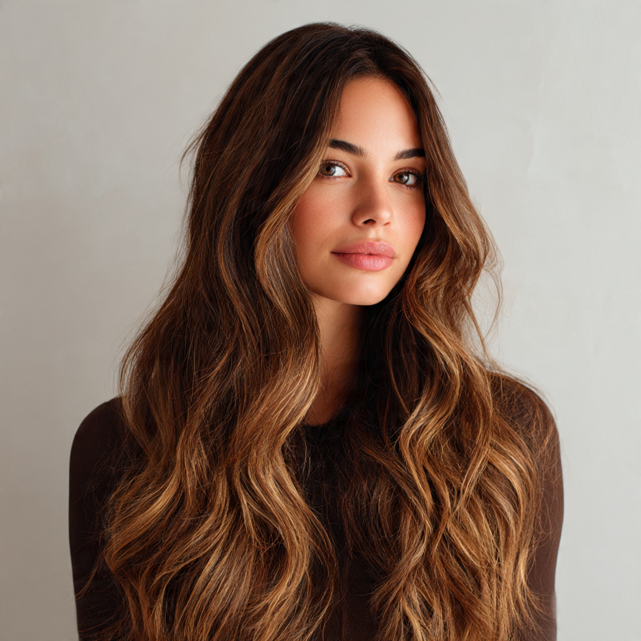 24+ Summer Hair Color for Brunettes You’ll Love 5 brunette woman with long layered hair featuring