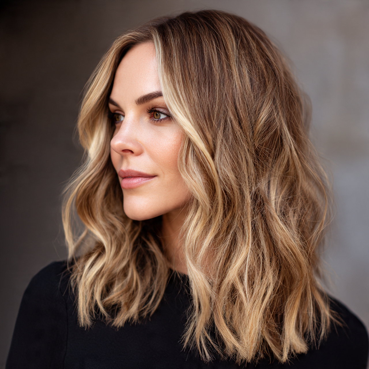 24+ Summer Hair Color for Brunettes You’ll Love 6 brunette woman with medium length hair featuring soft