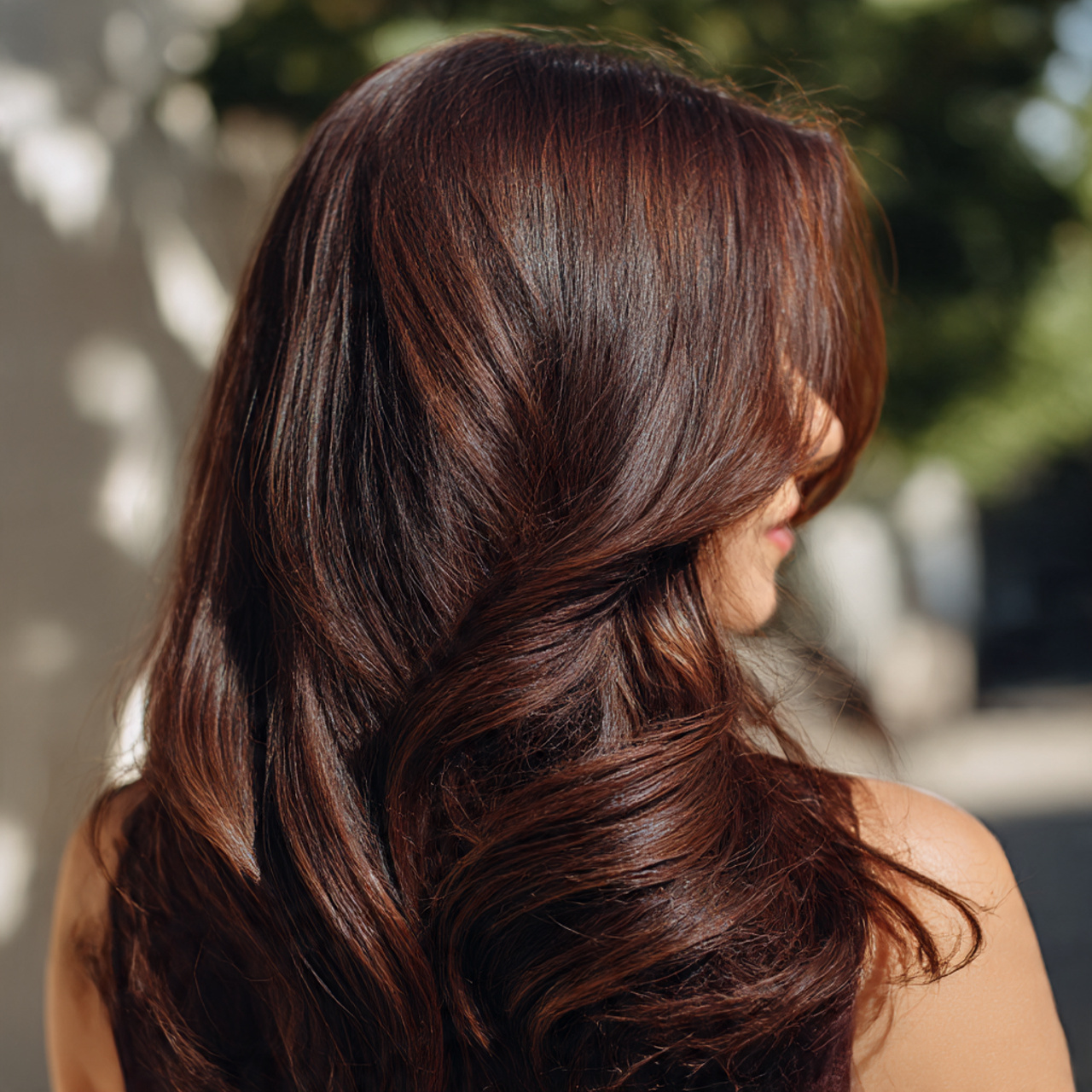 24+ Summer Hair Color for Brunettes You’ll Love 4 close up of brunette hair with deep chocolate