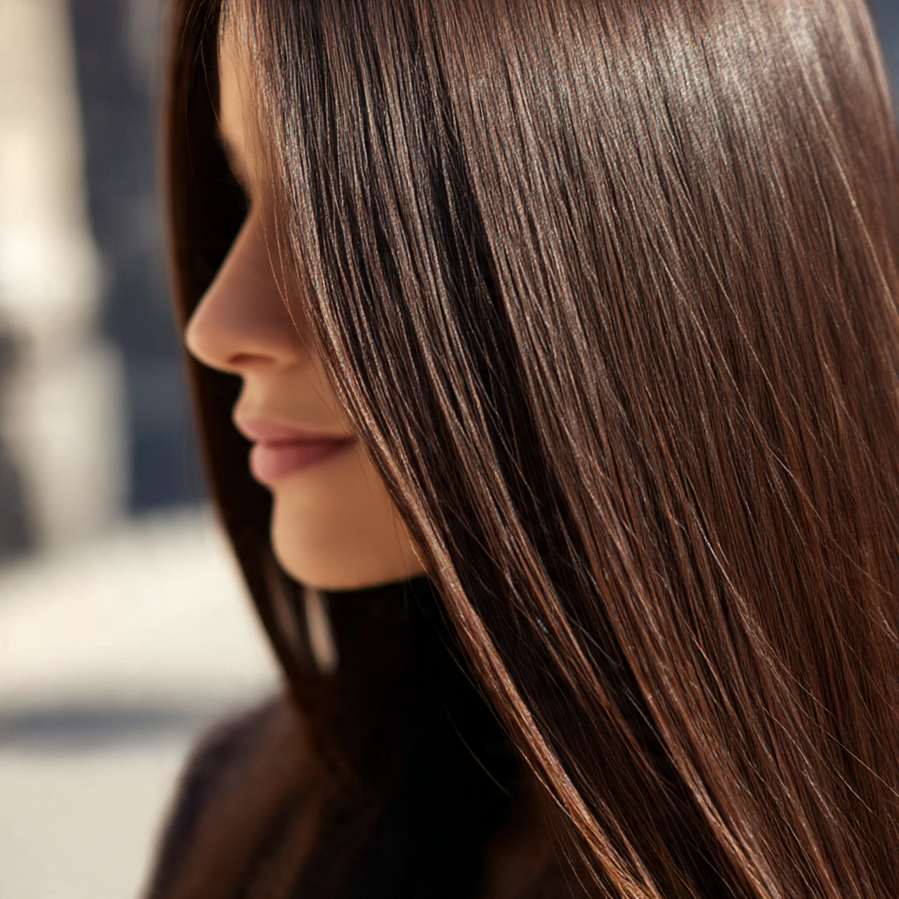 24+ Summer Hair Color for Brunettes You’ll Love 8 close up of brunette woman with deep espresso