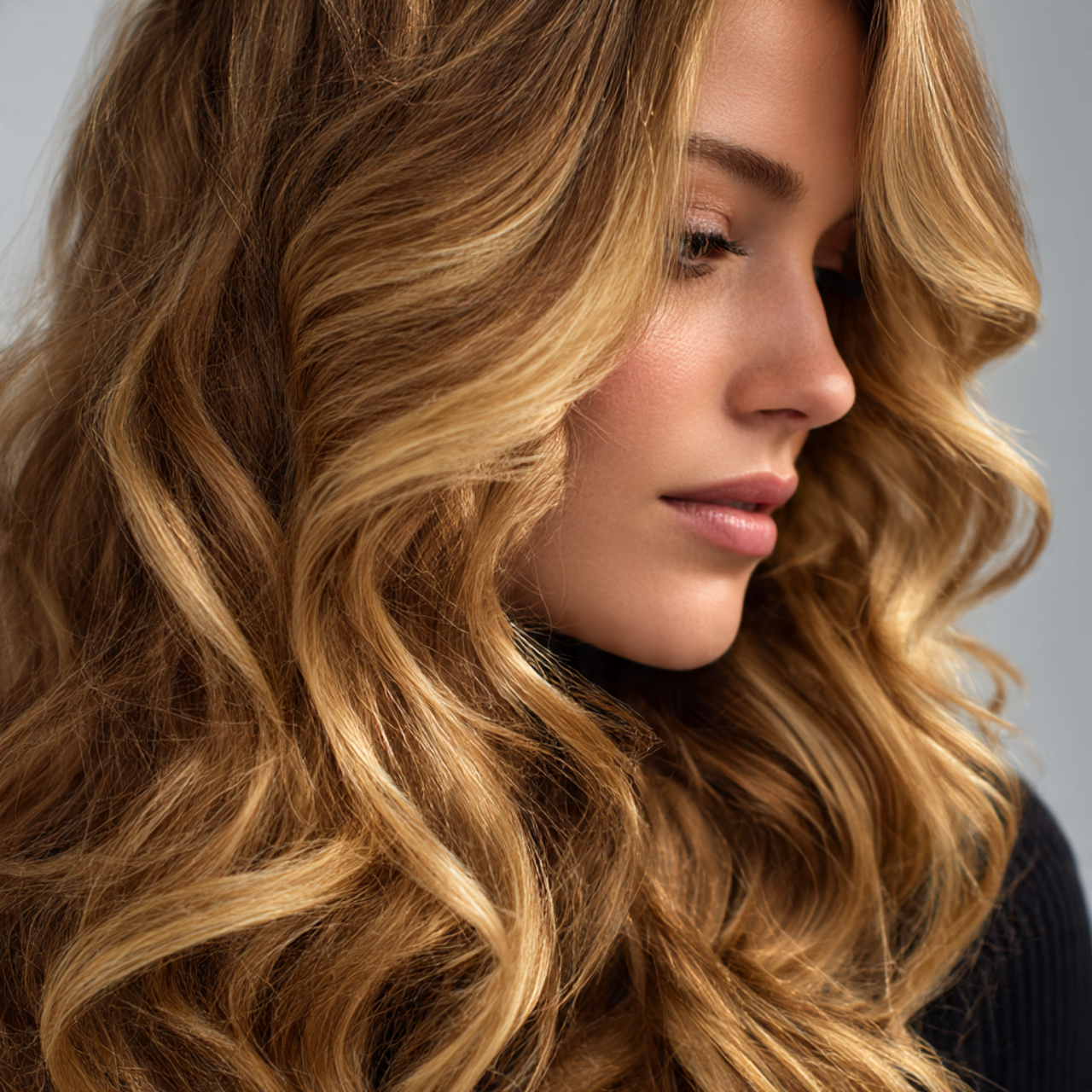 25 Stunning Golden Blonde Hair Color Ideas That Shine Like the Sun 3 close up of honey golden blonde hair color