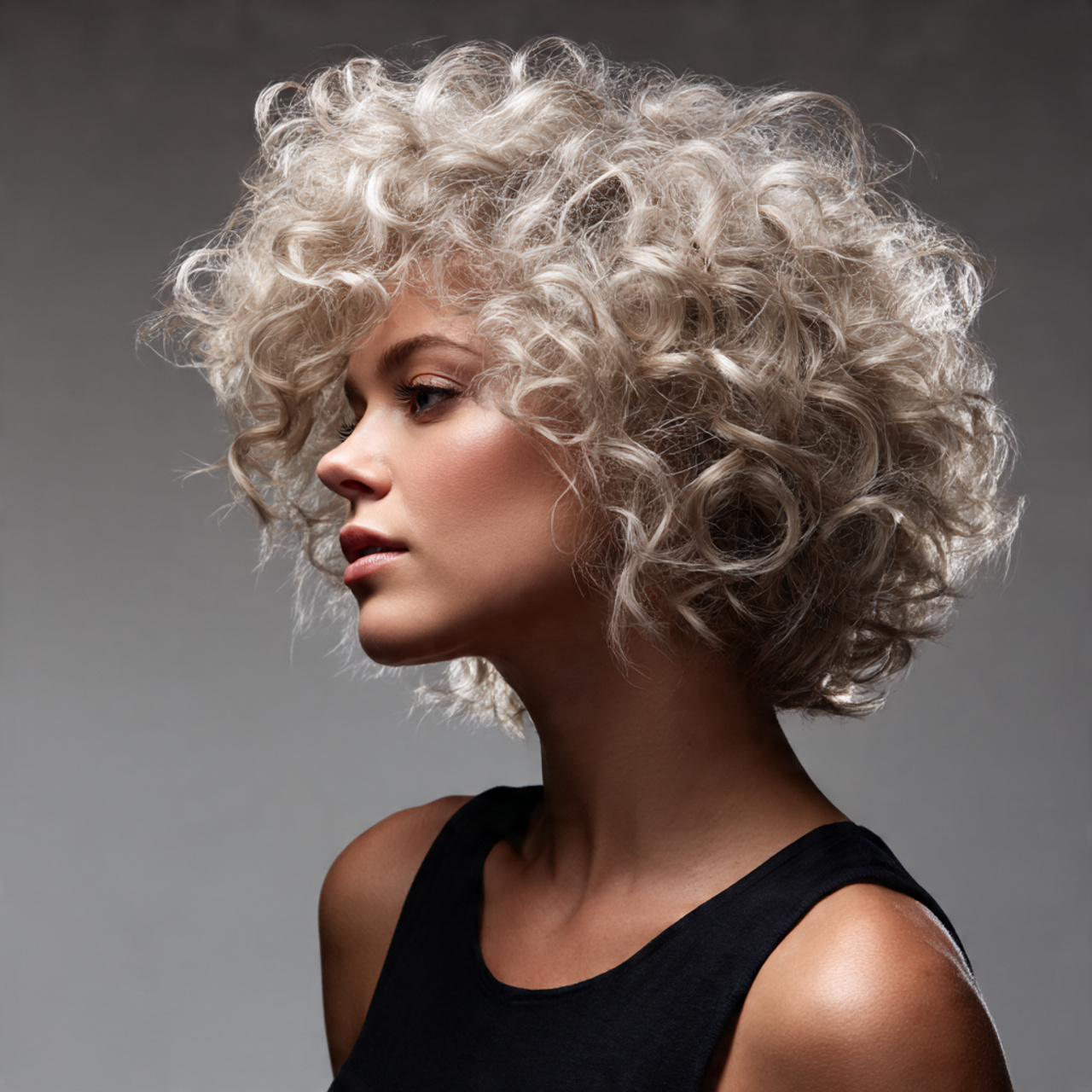 25 Smokin' Ash Blonde Hair Color Ideas That Turn Heads 20 close up of voluminous curls in smokin ash