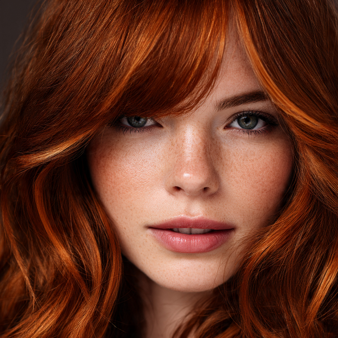 Unleash Your Power: 25 Bold Ideas for Brown Ginger Hair Transformations 8 close up portrait of a woman with dark