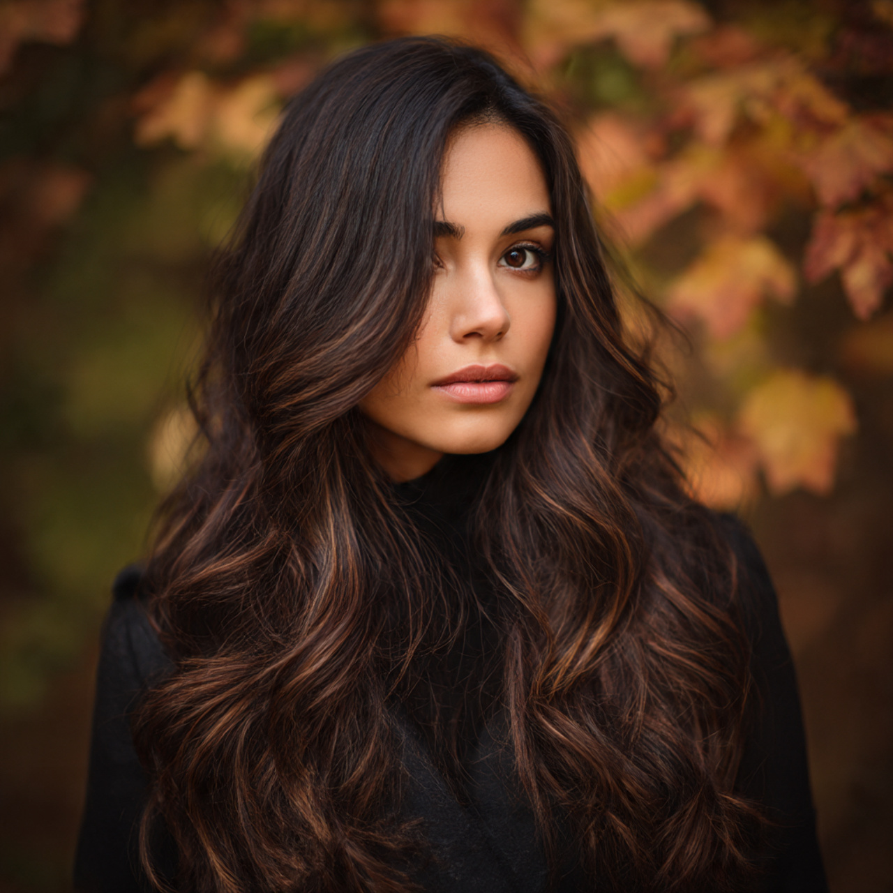 Fall Hair Color Ideas for Brunettes: Stunning Shades to Try This Season 24 dark brunette hair with subtle mocha highlights