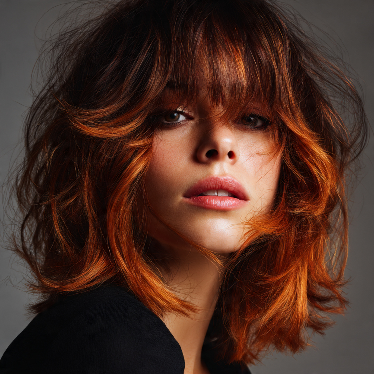 Unleash Your Power: 25 Bold Ideas for Brown Ginger Hair Transformations 4 dynamic of brunette hair with bold 1