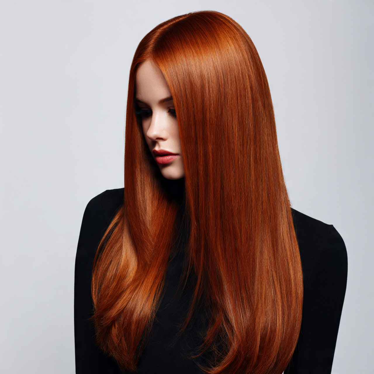 Unleash Your Power: 25 Bold Ideas for Brown Ginger Hair Transformations 19 full head copper brown ginger hair uniformly saturated
