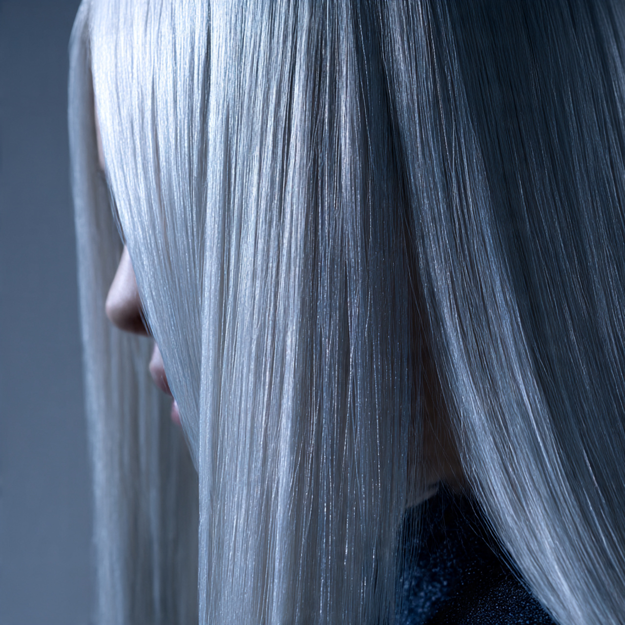 25 Smokin' Ash Blonde Hair Color Ideas That Turn Heads 16 futuristic close up of metallic smokin ash blonde