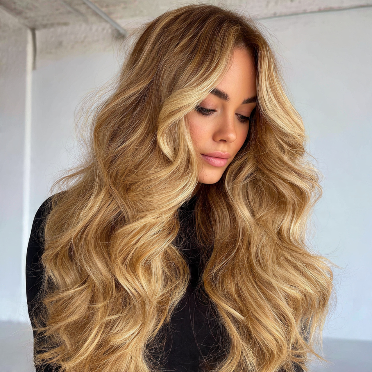 25 Stunning Golden Blonde Hair Color Ideas That Shine Like the Sun 22 golden blonde balayage hair color with bouncy 1