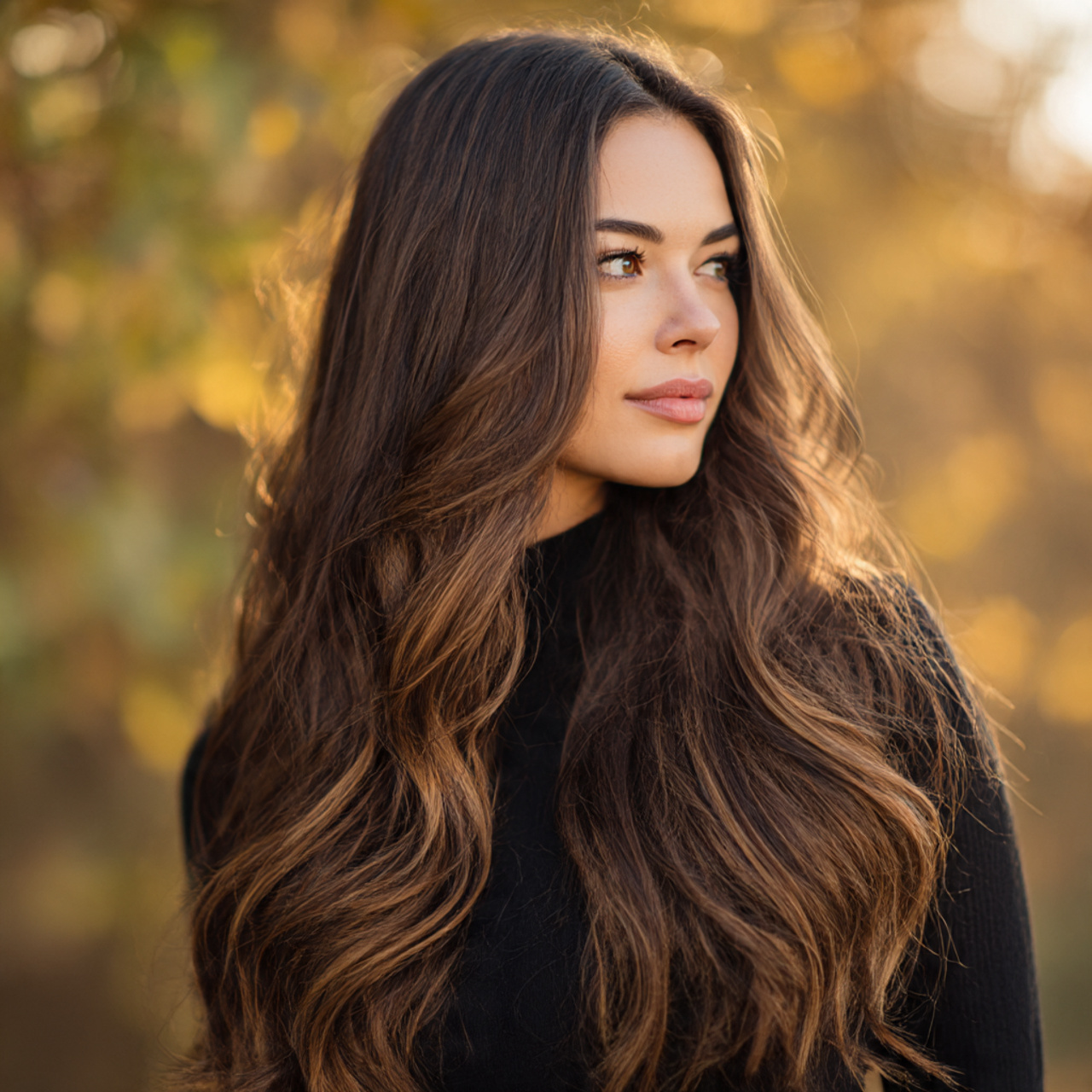 Fall Hair Color Ideas for Brunettes: Stunning Shades to Try This Season 11 long brunette hair with chestnut balayage highlights