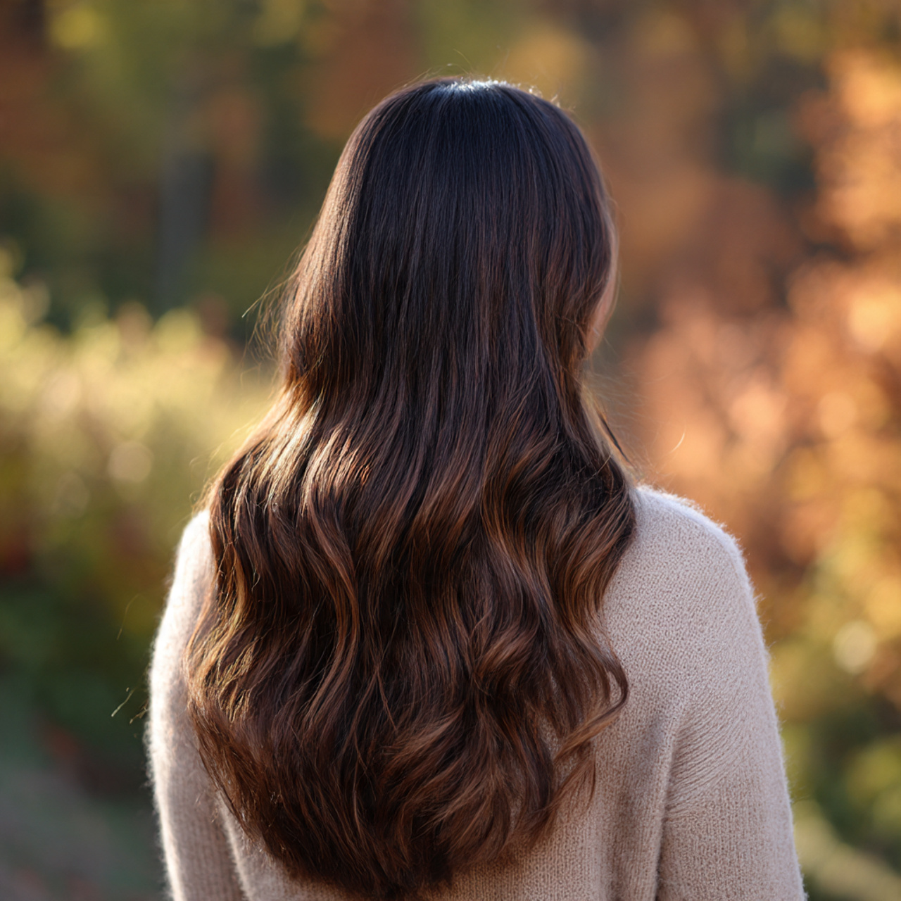 Fall Hair Color Ideas for Brunettes: Stunning Shades to Try This Season 19 long brunette hair with dark mocha base