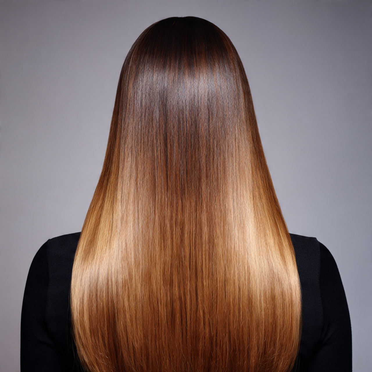 Warm Caramel Balayage: The Glossy Hair Trend Everyone’s Falling For 9 long straight hair with warm caramel balayage