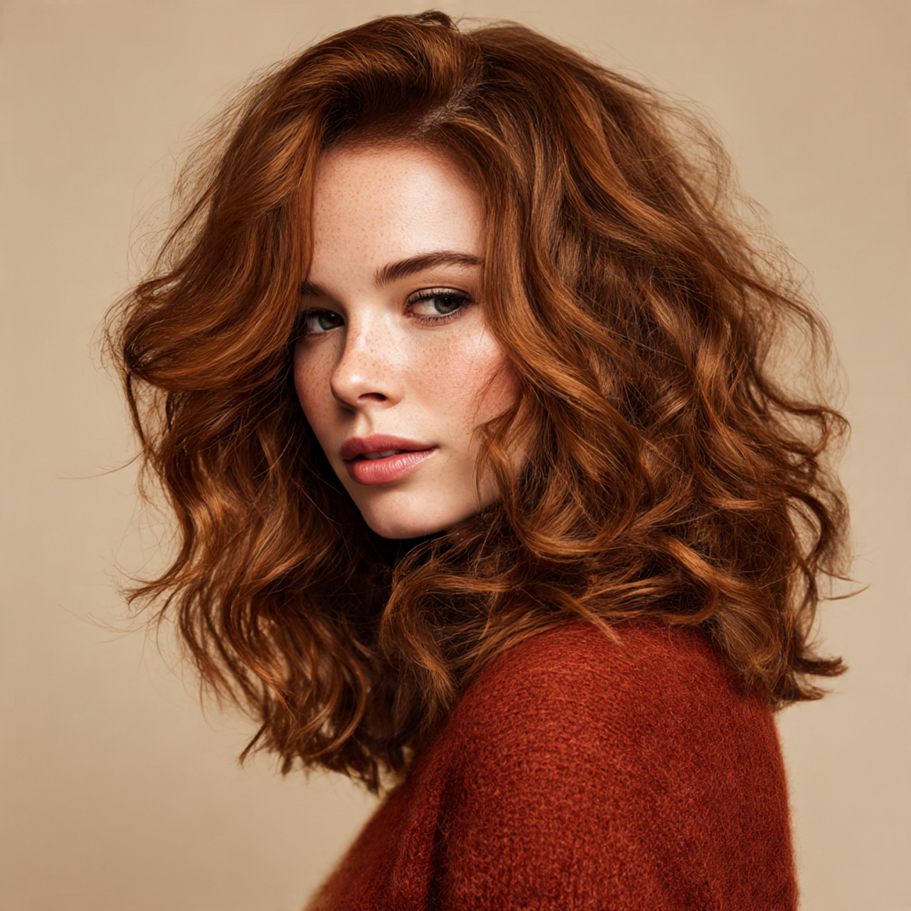 Unleash Your Power: 25 Bold Ideas for Brown Ginger Hair Transformations 7 medium length brown ginger hair with soft cinnamon