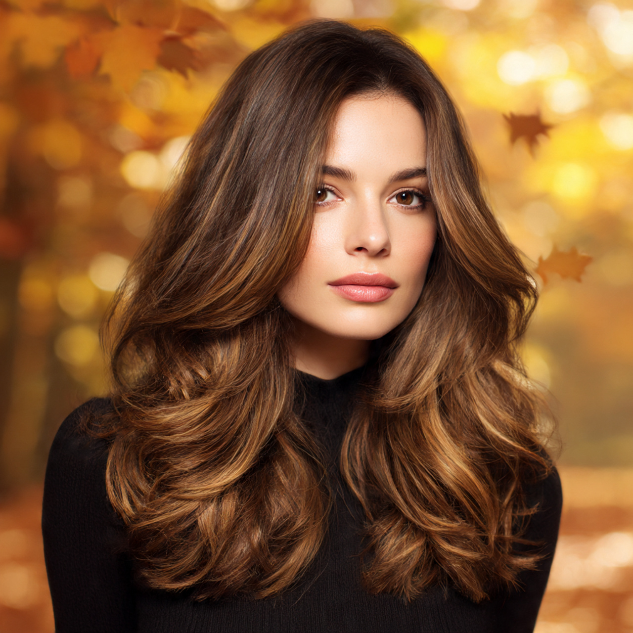 Fall Hair Color Ideas for Brunettes: Stunning Shades to Try This Season 18 medium length brunette hair with autumn caramel tints 1