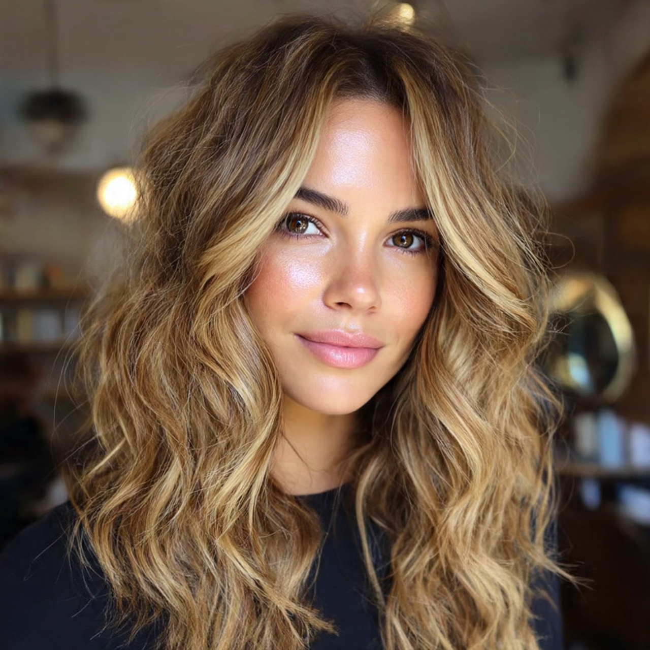 Stunning Honey Blonde Highlights Ideas to Elevate Your Style 13 medium length hair with honey blonde highlights around