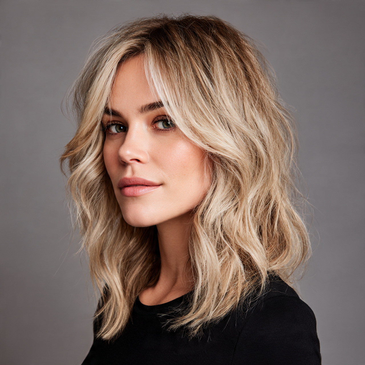 25 Smokin' Ash Blonde Hair Color Ideas That Turn Heads 3 model with medium length cool smokin ash blonde 1