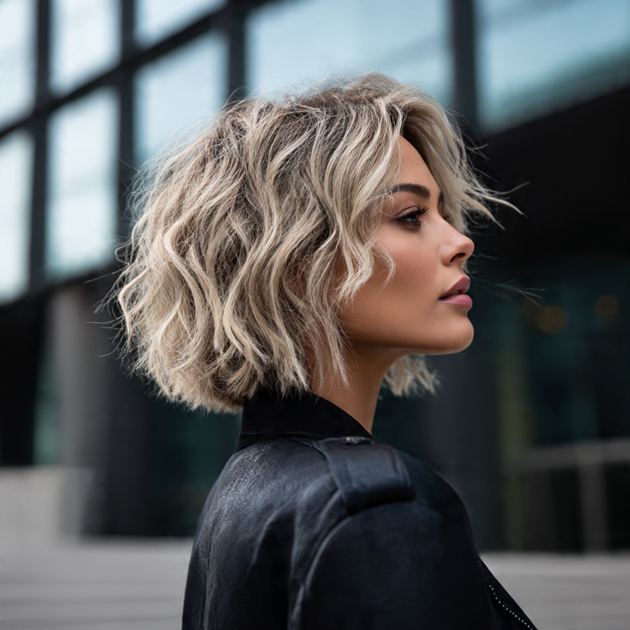 Smokin' Ash Blonde Wavy Hair Color That Turns Heads Instantly 13 short bob haircut with smokin ash blonde 1
