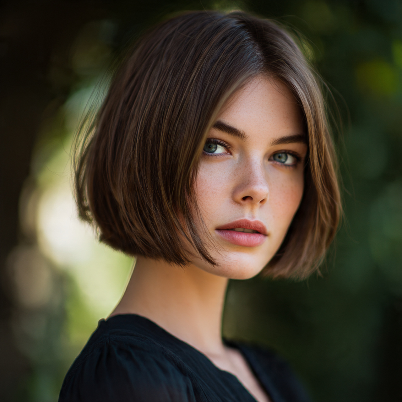 25 Must-Try Summer Hair Colors for Short Hair This Season 17 short bob hairstyle with cool ash brown 1