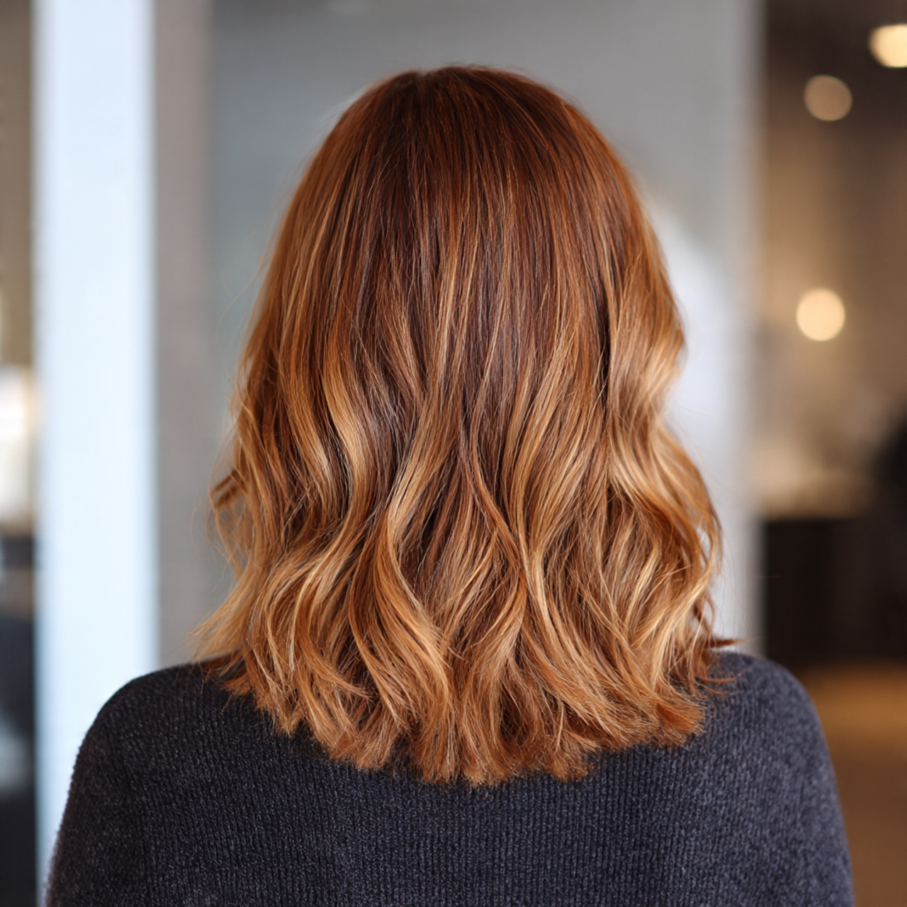 Warm Caramel Balayage: The Glossy Hair Trend Everyone’s Falling For 22 shoulder length hair with subtle warm caramel balayage