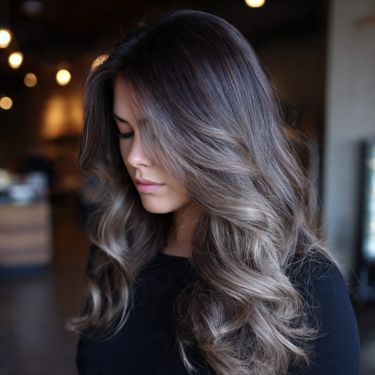 25 Smokin' Ash Blonde Hair Color Ideas That Turn Heads 15 smokin ash blonde balayage over a deep