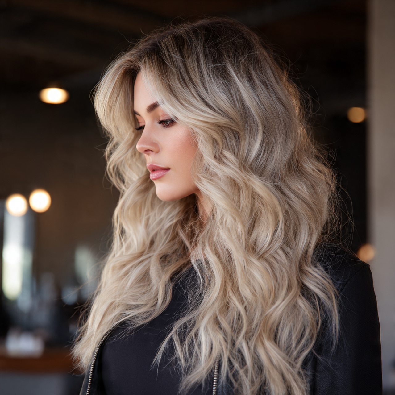 Smokin' Ash Blonde Wavy Hair Color That Turns Heads Instantly 8 smokin ash blonde wavy hair styled in 1 1