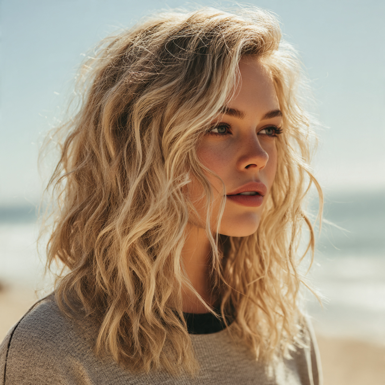 Smokin' Ash Blonde Wavy Hair Color That Turns Heads Instantly 5 smokin ash blonde wavy hair styled in 3