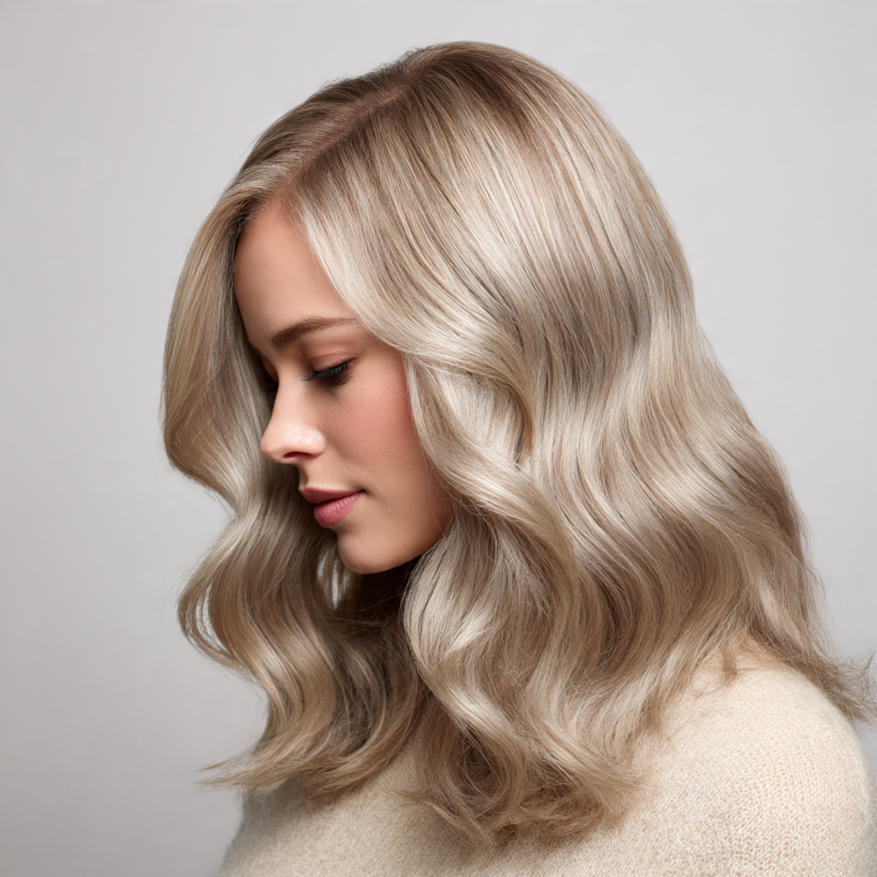 25 Smokin' Ash Blonde Hair Color Ideas That Turn Heads 12 softly curled medium length hair in pearl smokin