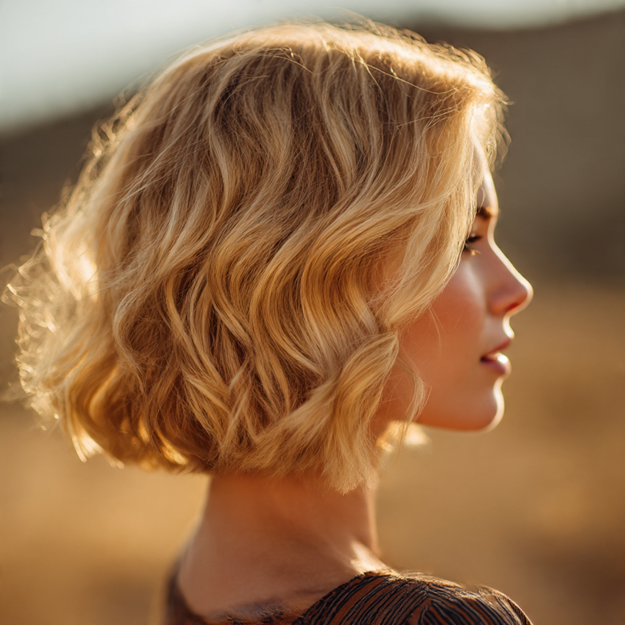 25 Must-Try Summer Hair Colors for Short Hair This Season 12 woman with short golden blonde hair soft 1
