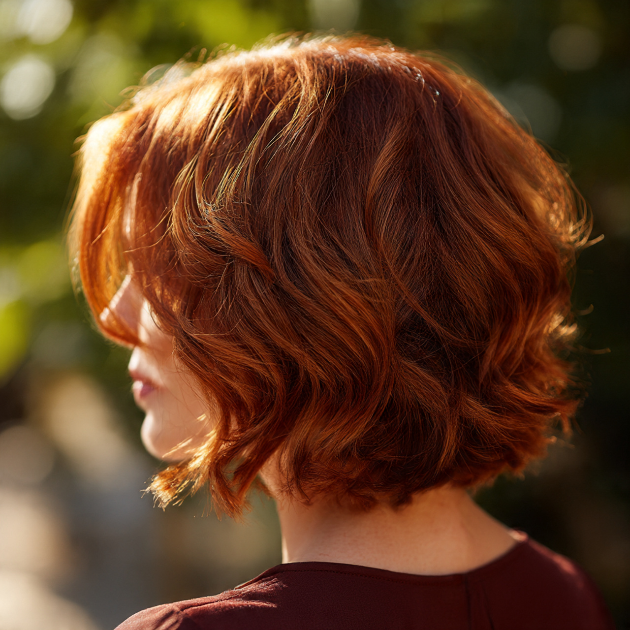 25 Must-Try Summer Hair Colors for Short Hair This Season 6 woman with short layered auburn hair rich