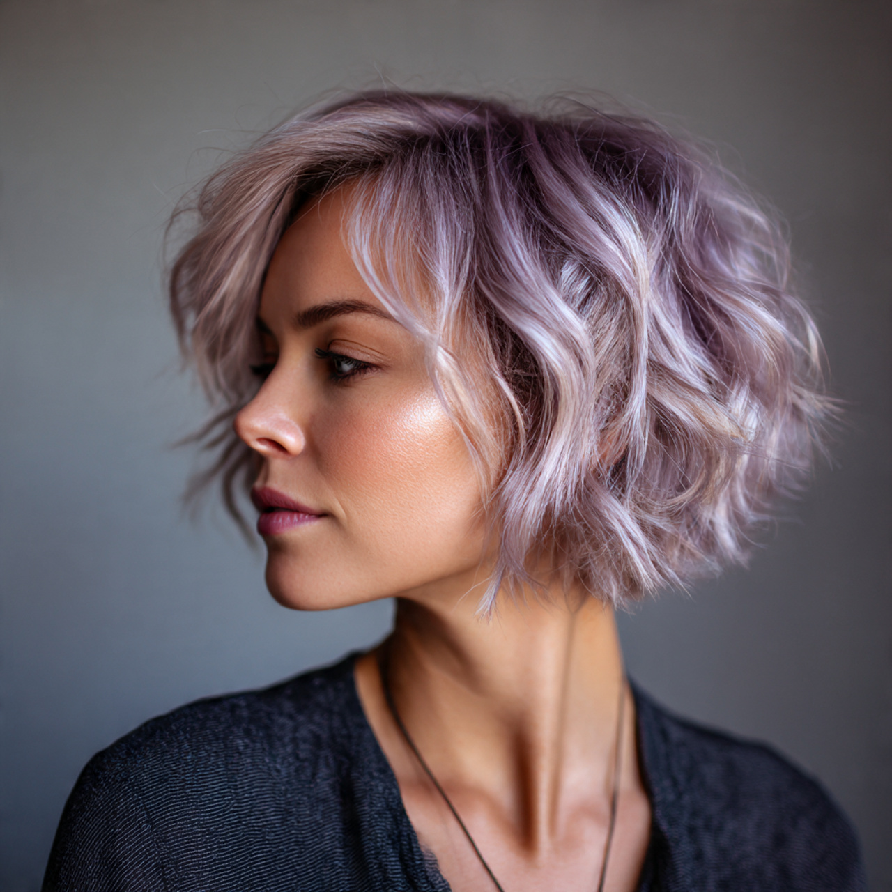 25 Must-Try Summer Hair Colors for Short Hair This Season 15 woman with short layered hair in soft 1