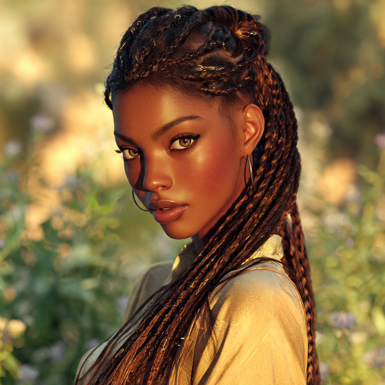 25 Chic Knotless Braids Hair Ideas & Styles