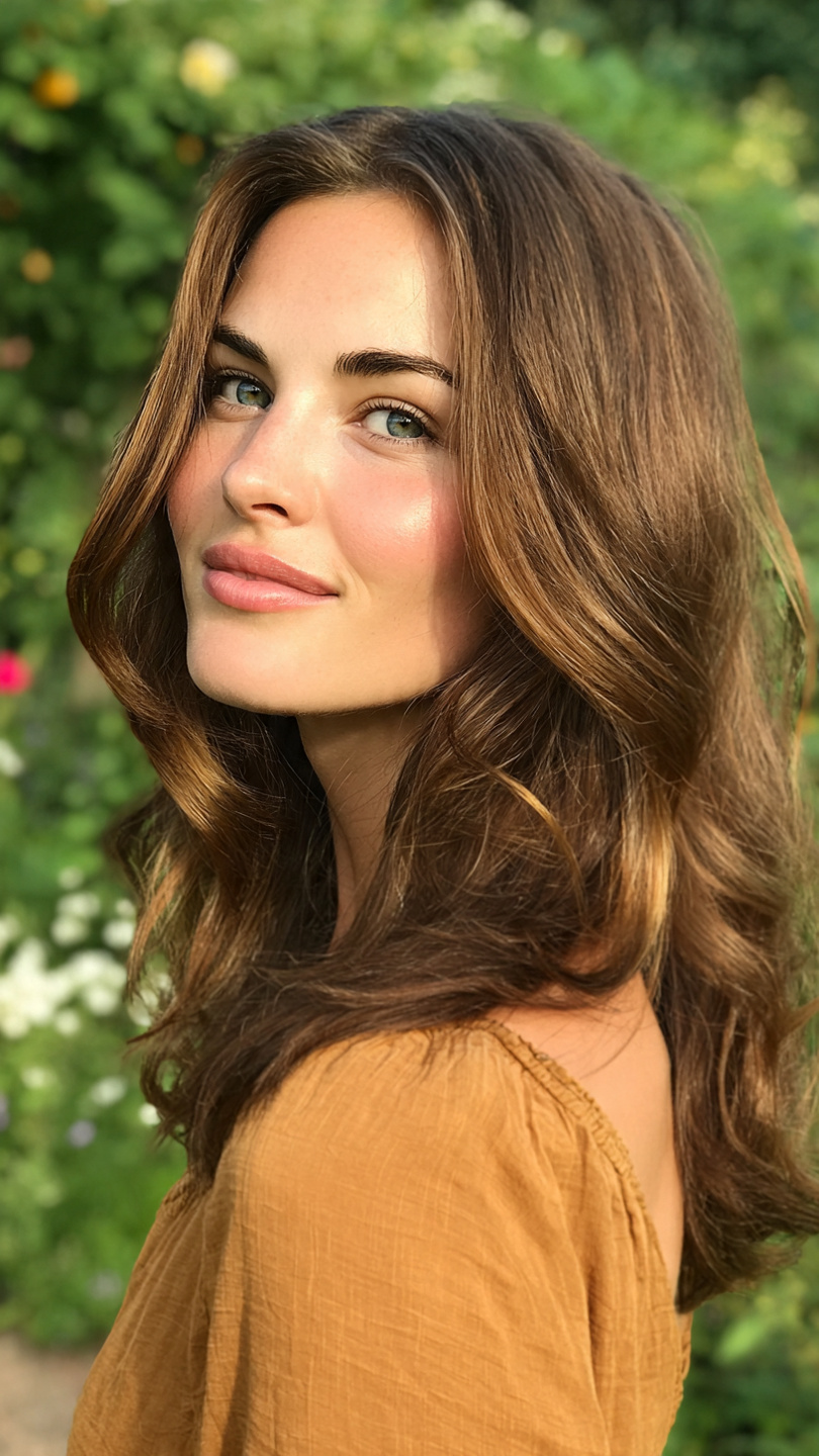10 Gorgeous Medium Brown Hair With Highlights You’ll Love 2 1 5