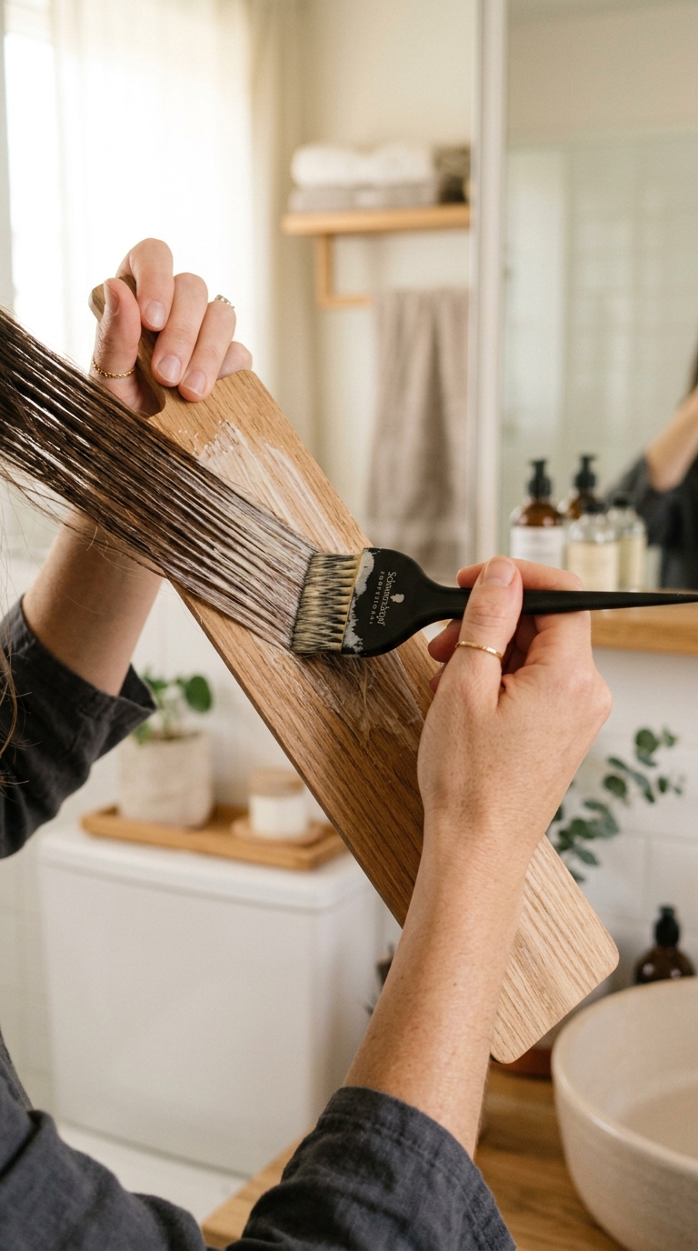 Balayage für braunes Haar zu Hause selber machen: 10 Schritte 2 1 18