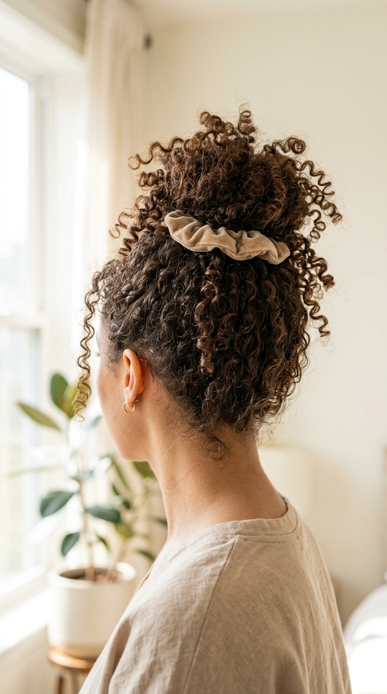 10 Easy Hairstyles for Curly Hair That Take Less Than 5 Minutes 2 1