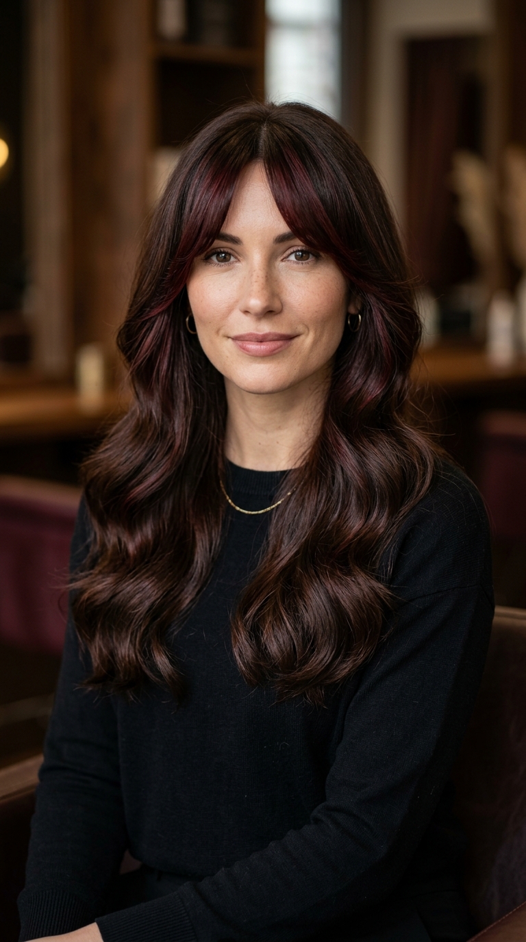 10 Fall Hair Color for Curtain Bangs That Look Amazing in 2026 11 10 27