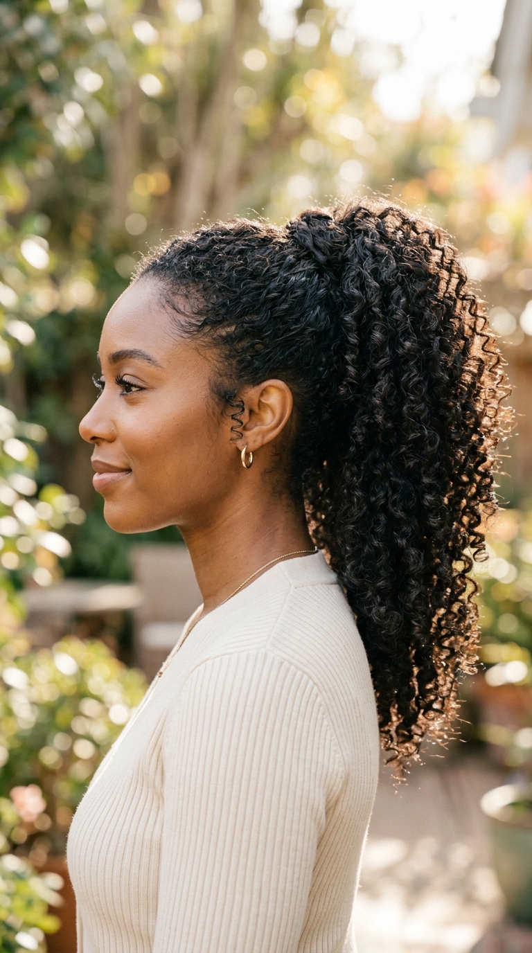 10 Easy Hairstyles for Curly Hair That Take Less Than 5 Minutes 11 10