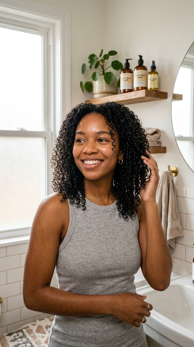 10 Easy Hairstyles for Curly Hair That Take Less Than 5 Minutes 3 2