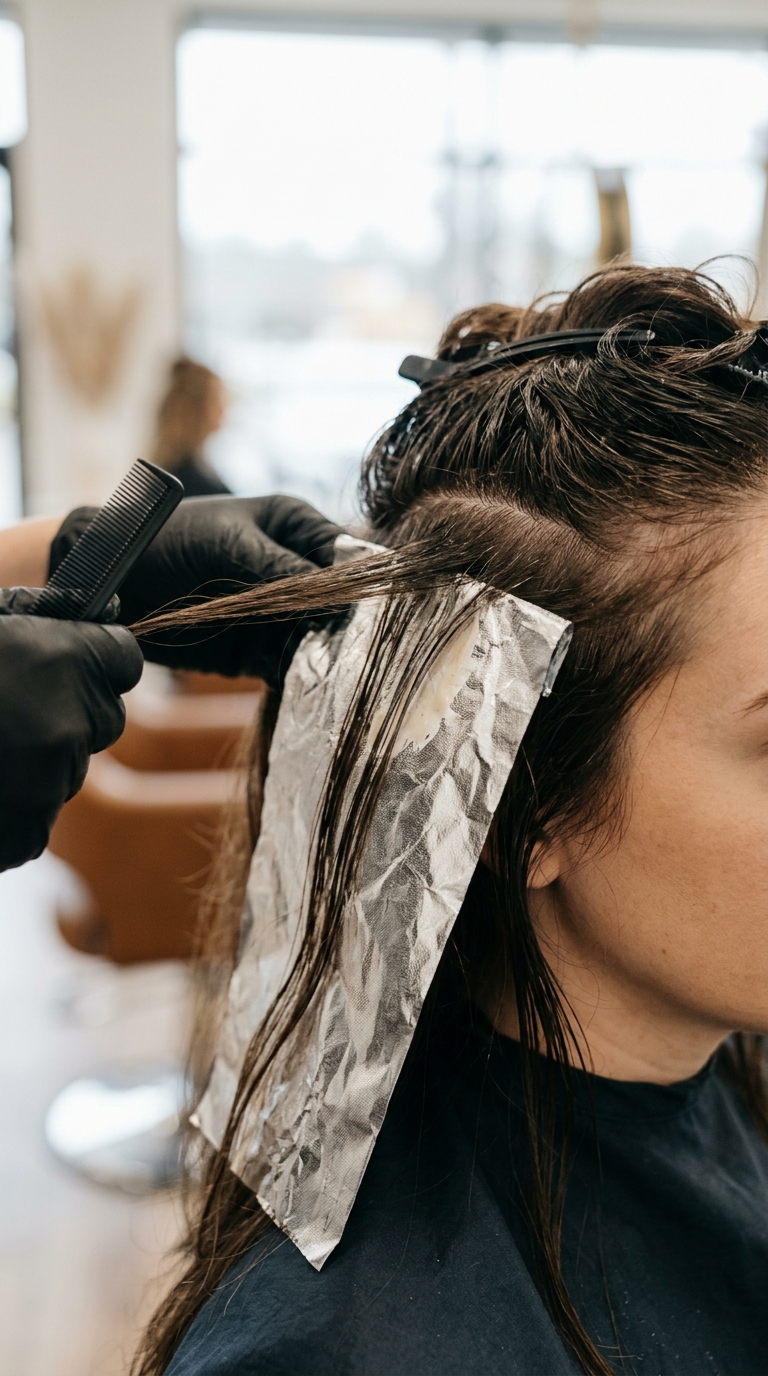 Balayage für braunes Haar zu Hause selber machen: 10 Schritte 4 3 19