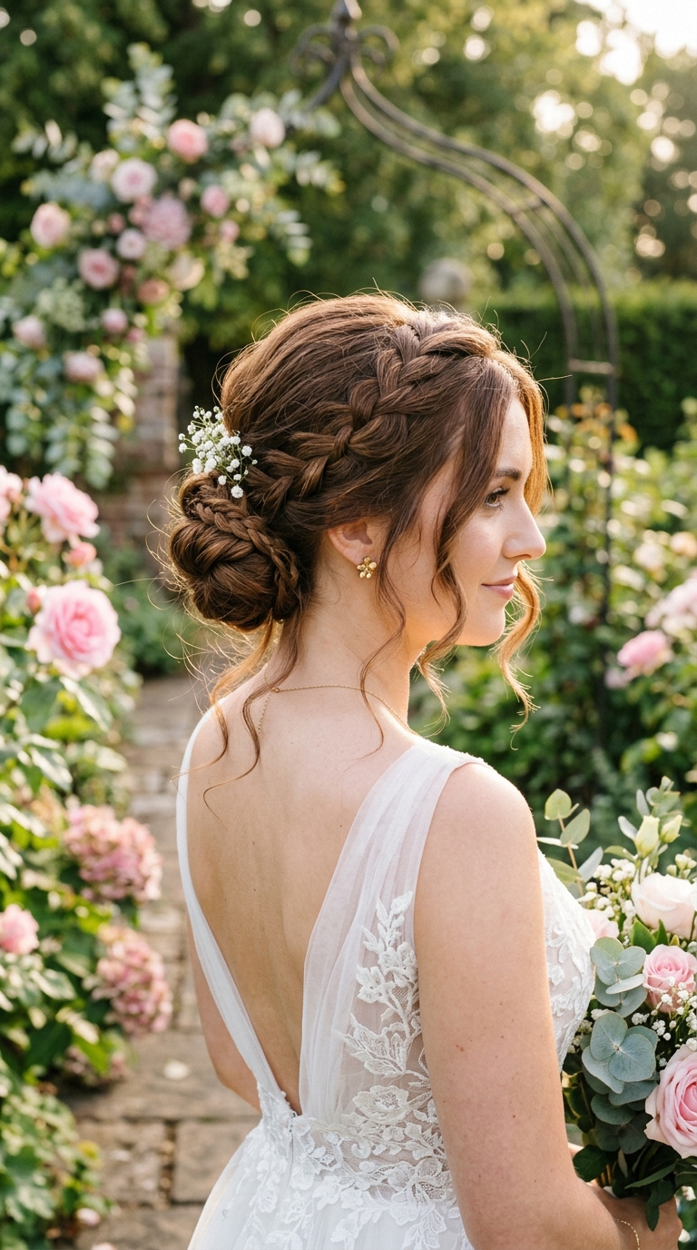 10 Medium Length Updos That Are Easy & Stylish 6 5 20