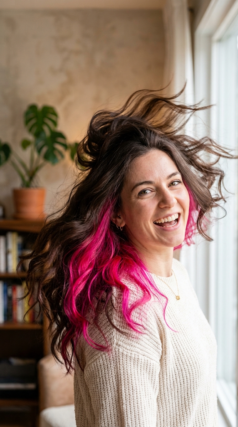10 Brown Pink Hair Ideas That Still Look Wearable Day to Day 7 6 4