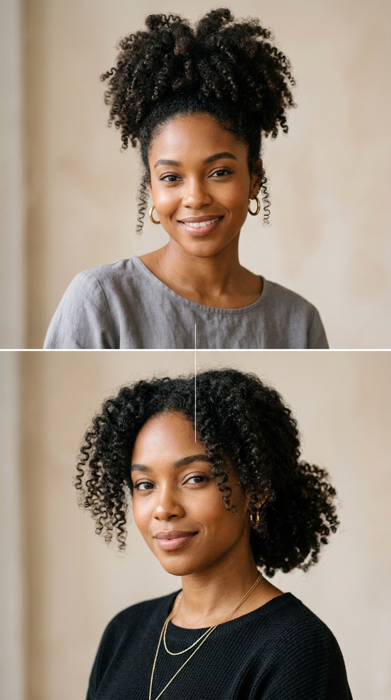 10 Easy Hairstyles for Curly Hair That Take Less Than 5 Minutes 7 6