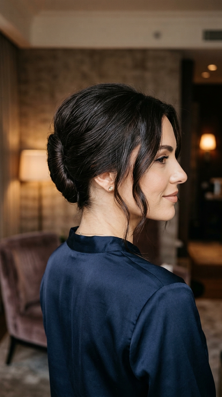 10 Medium Length Updos That Are Easy & Stylish 8 7 20